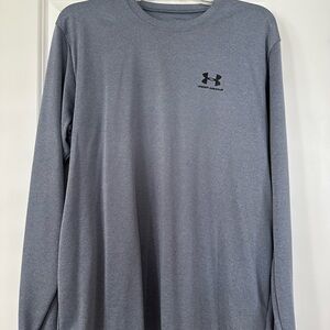Under Armour Men's Gray Long Sleeve Shirt
